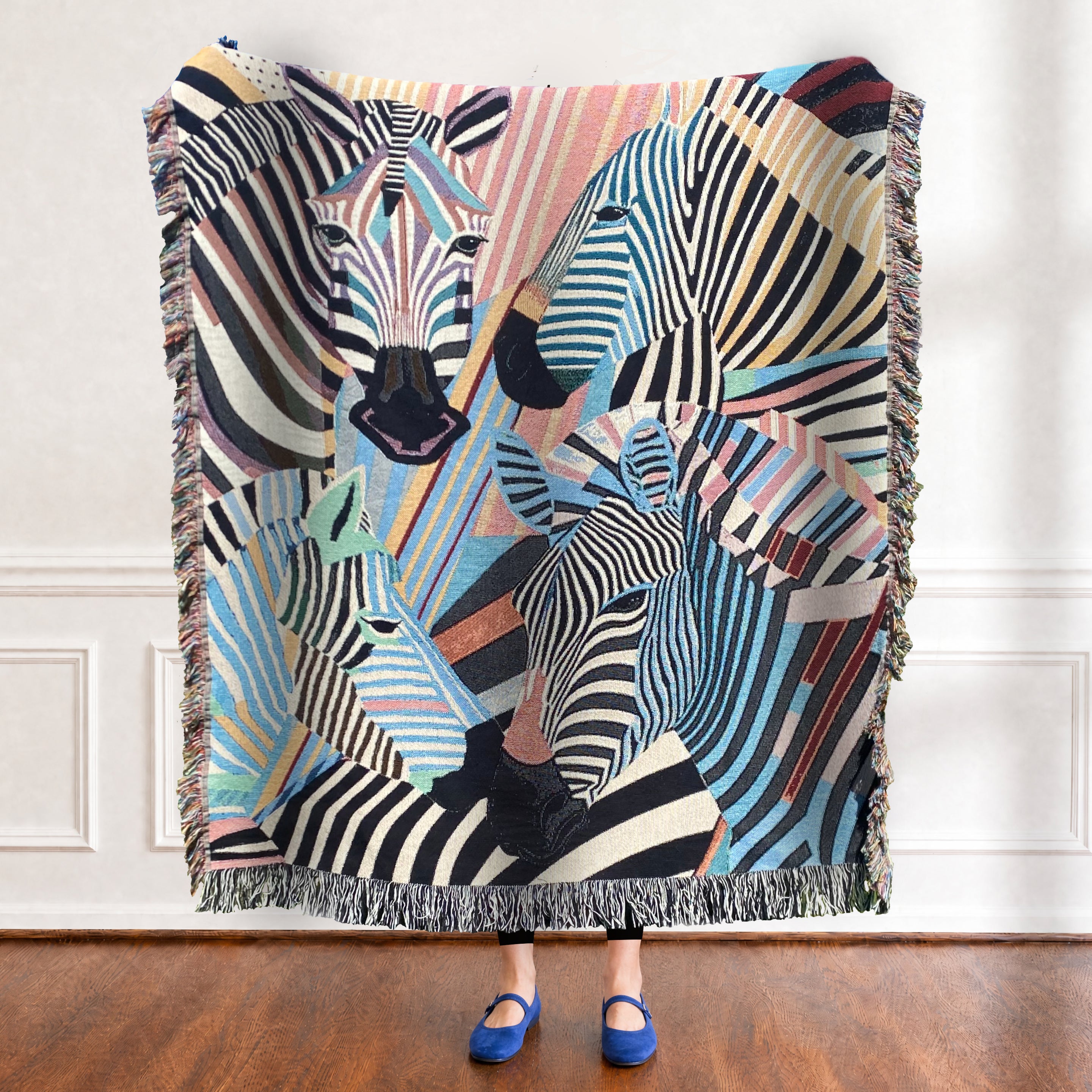 The Color Maximalist Woven Blanket