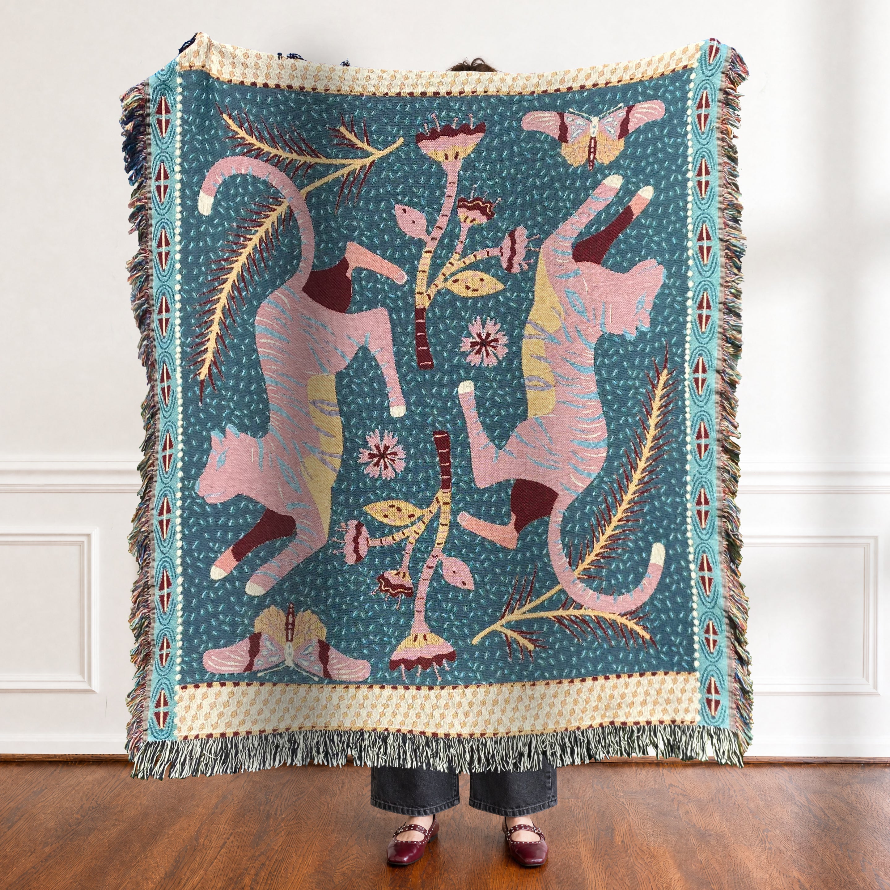 The Eclectic Soul Woven Blanket