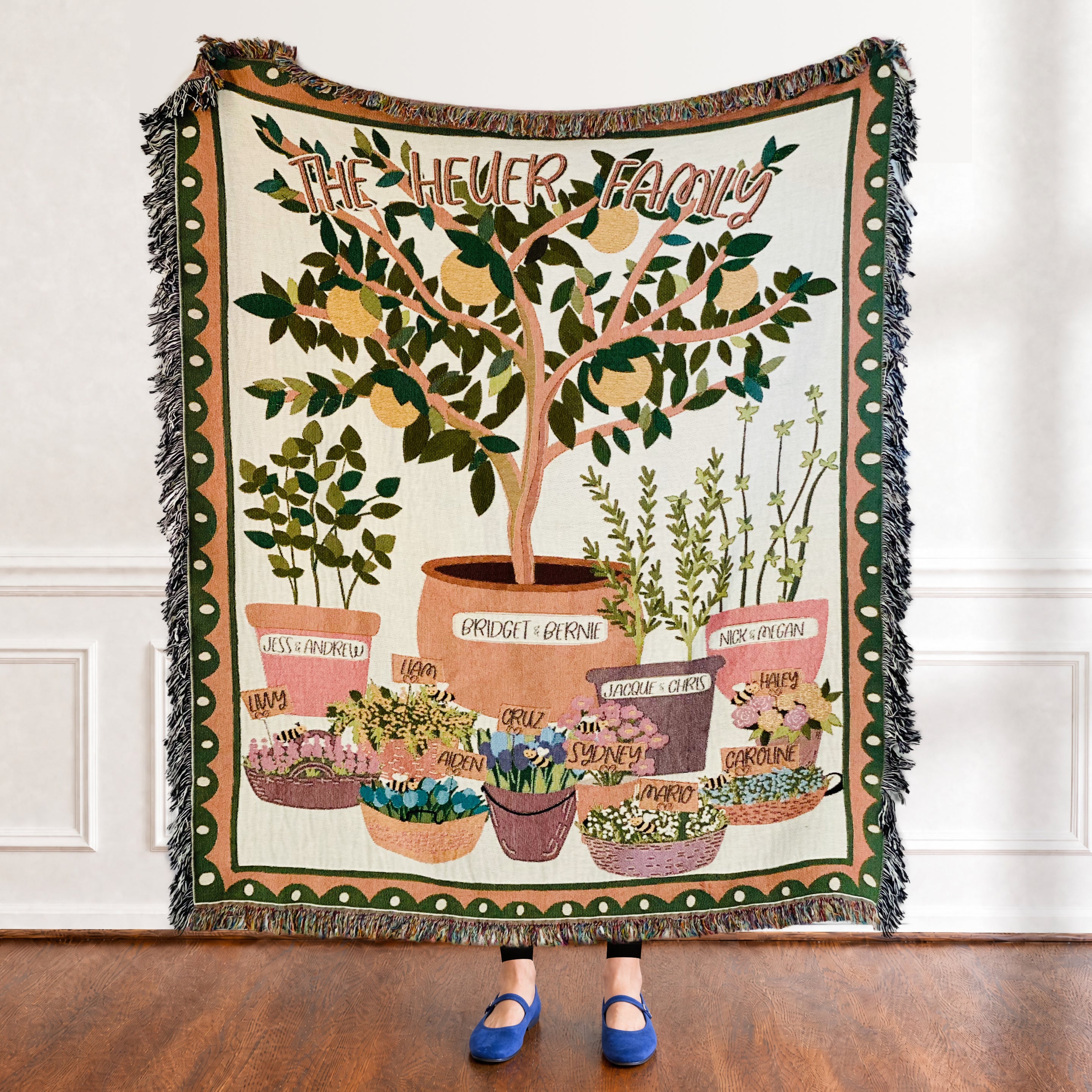 The Our Family Woven Blanket