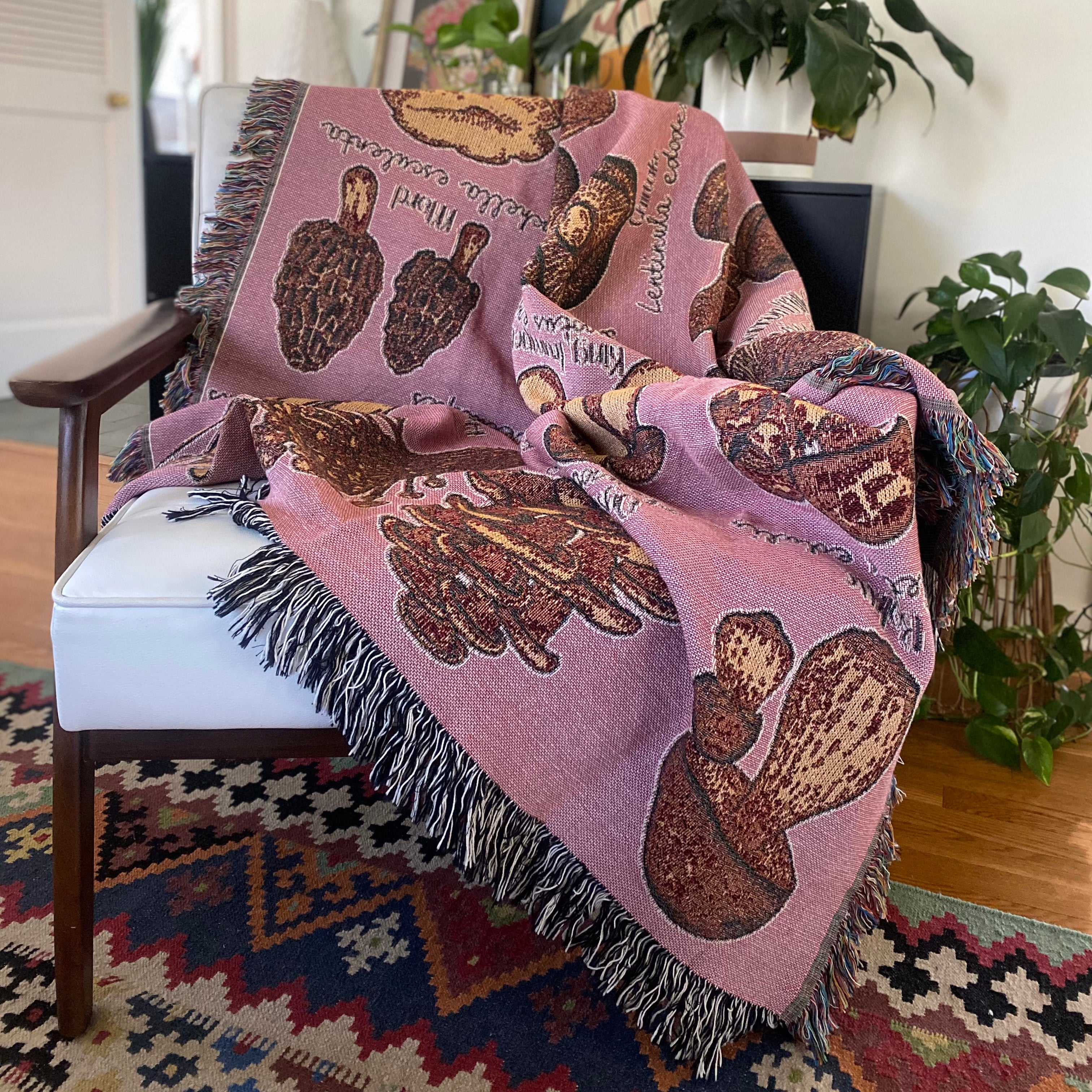 The Wild Harvest Woven Blanket
