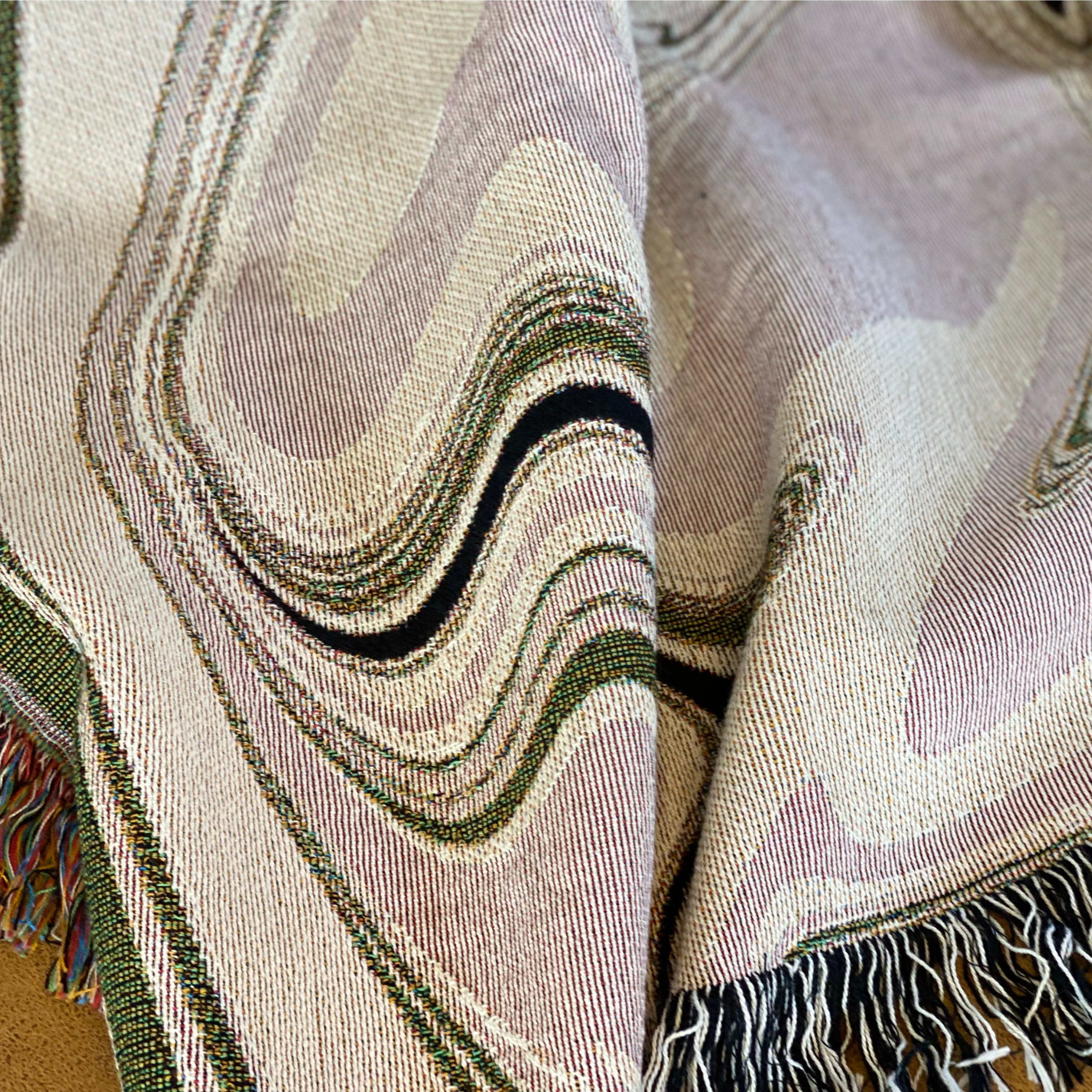 The Painted Marble Woven Blanket
