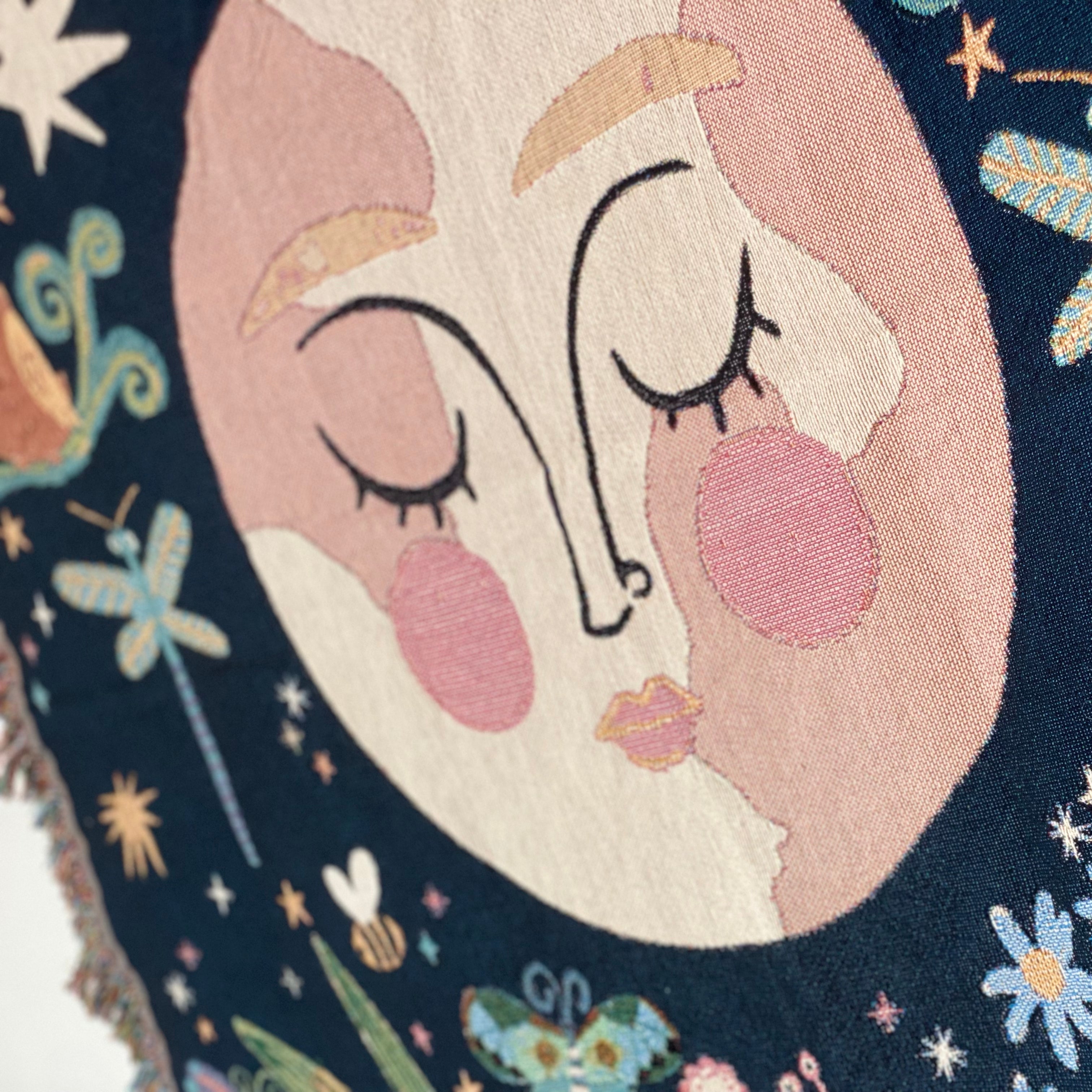 The She Moon Woven Blanket