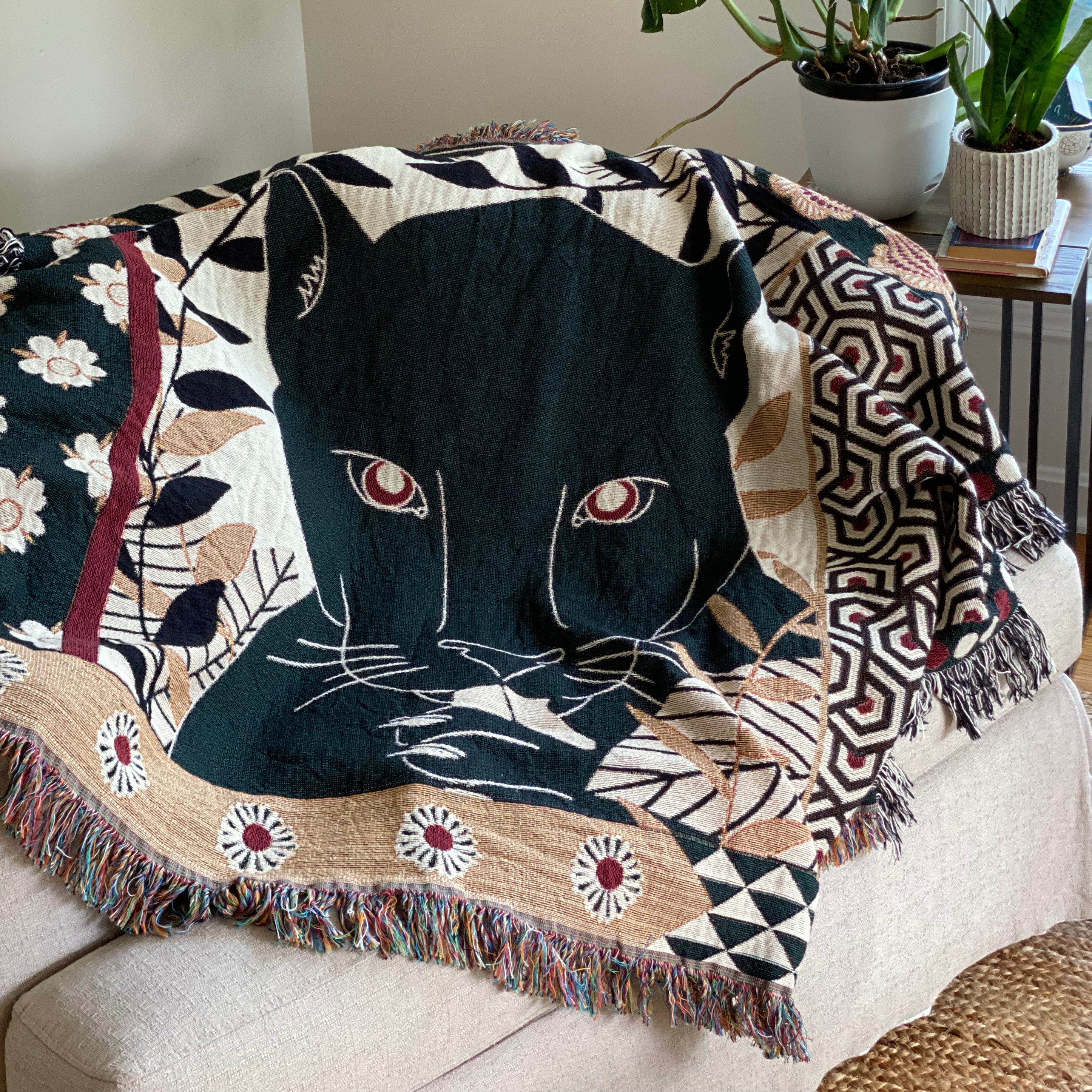 The Take Up Space, Unapologetically Woven Blanket