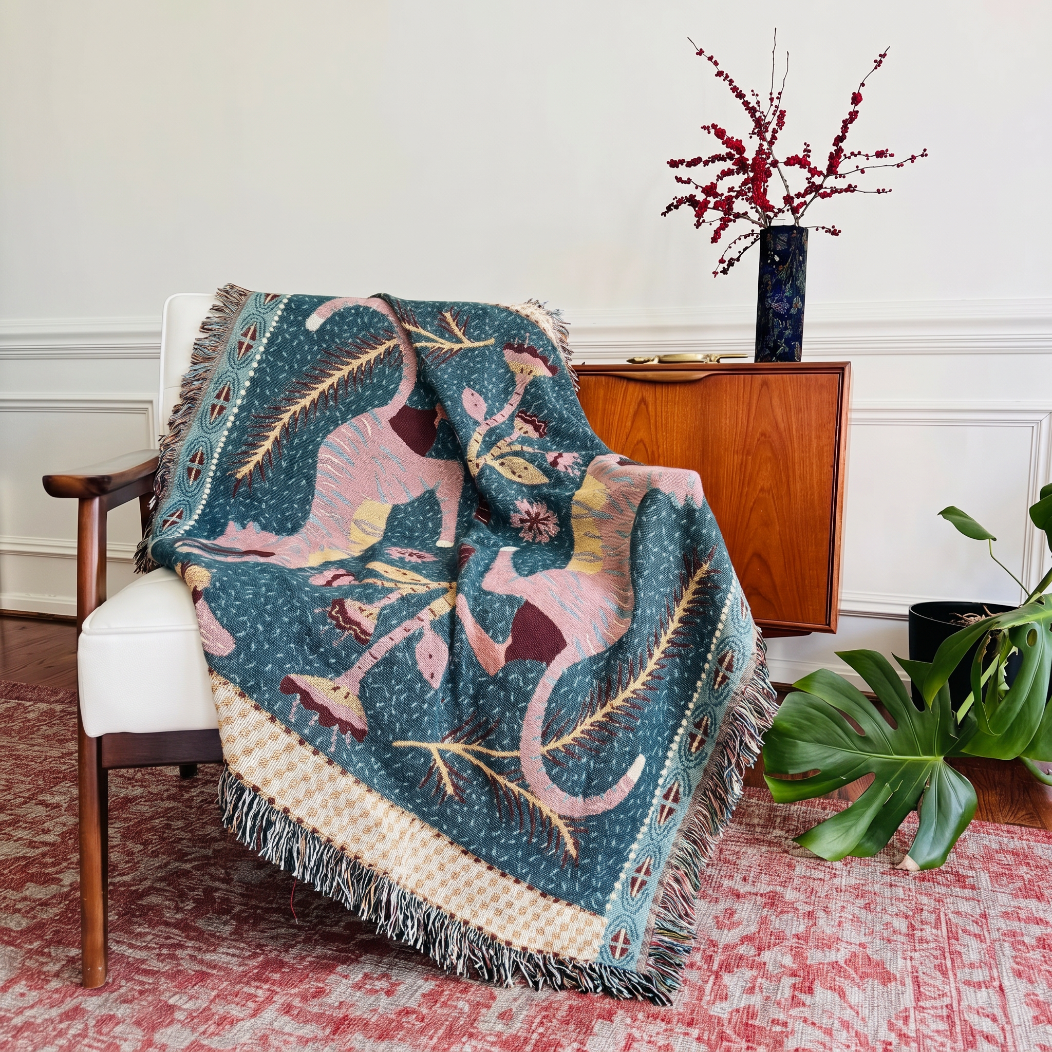 The Eclectic Soul Woven Blanket