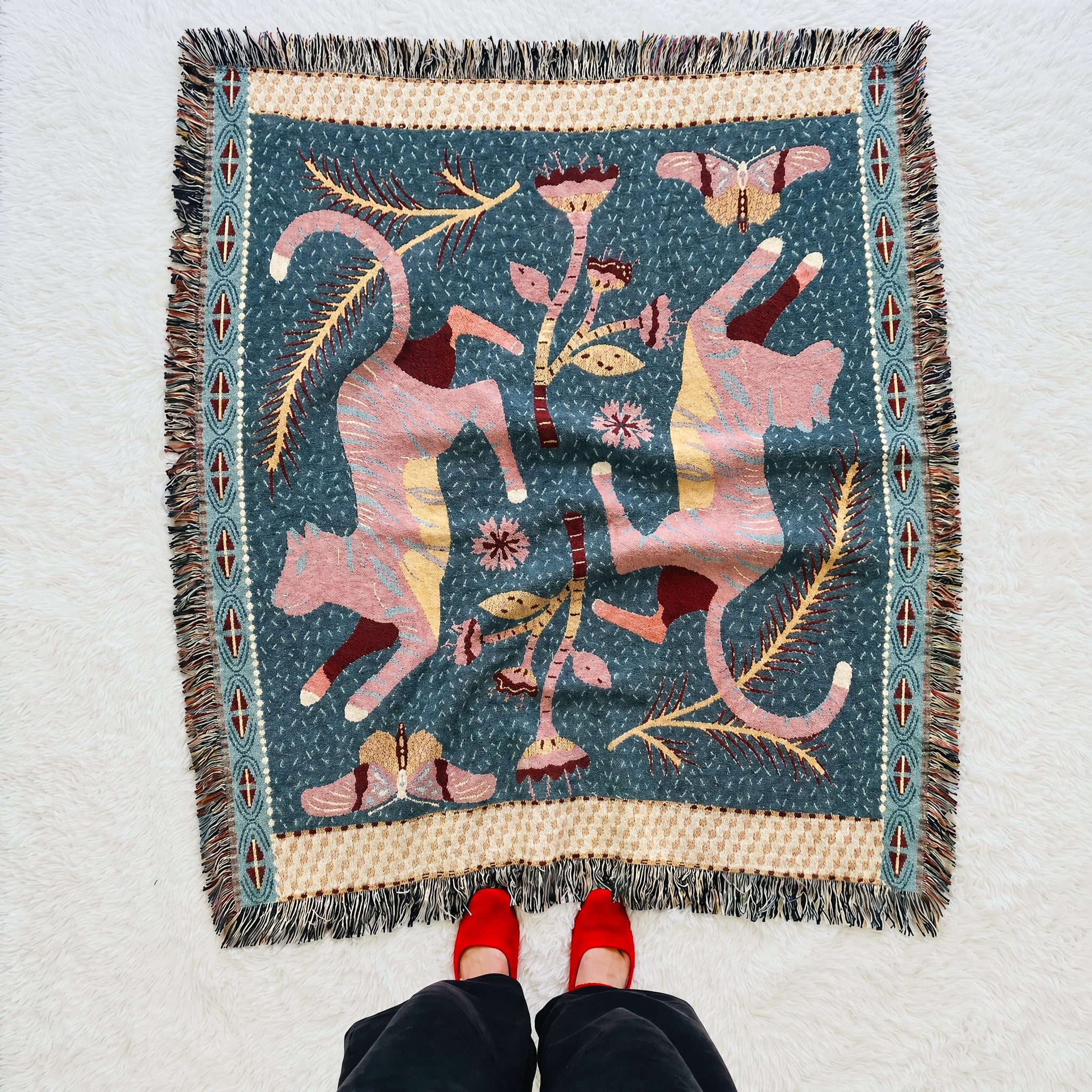 The Eclectic Soul Woven Blanket