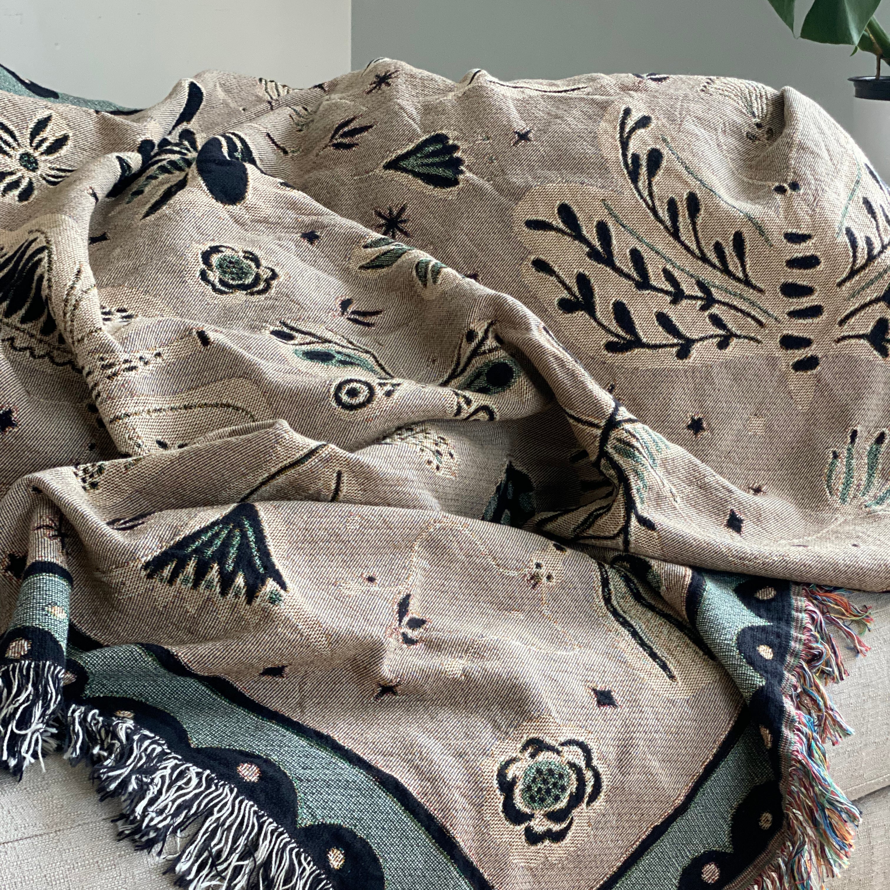 The Quiet Wings Woven Blanket