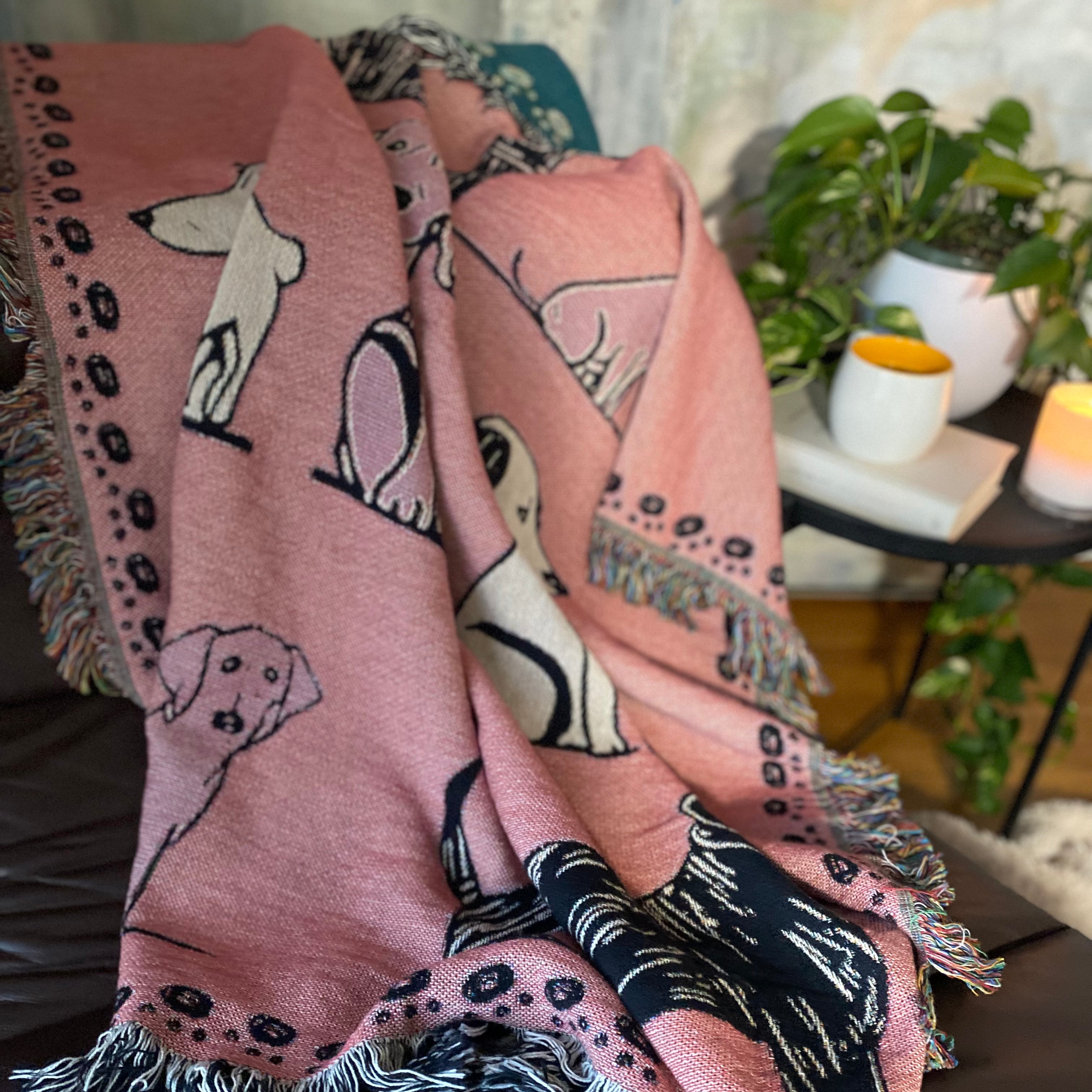 The Unapologetically Pink Woven Blanket