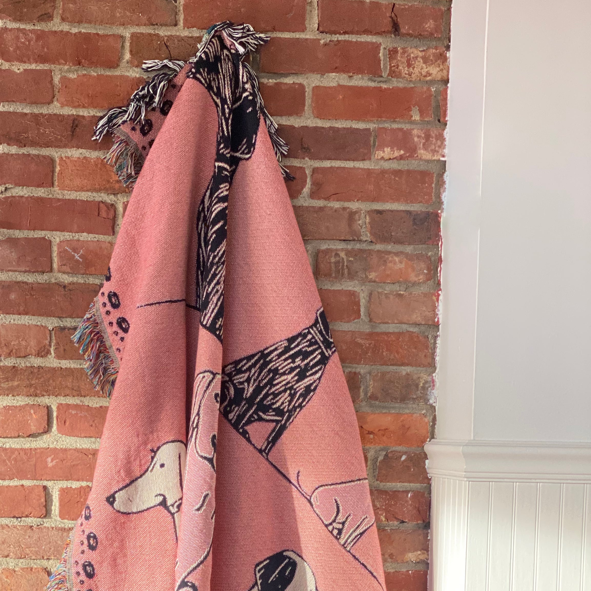The Unapologetically Pink Woven Blanket