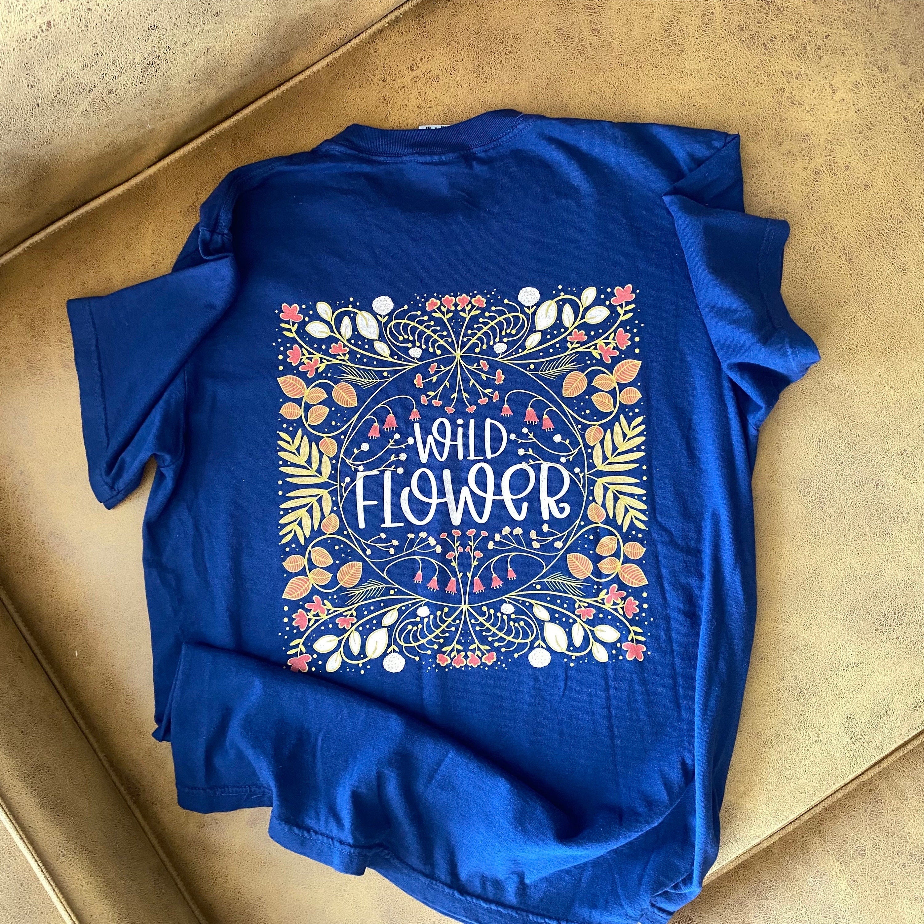 Wild Flowers T-Shirt Wildflowers Cottagecore Shirt Botanical Tee Floral Nature Shirt Garden Lover Gift Flowers Gift Comfort Colors Relaxed