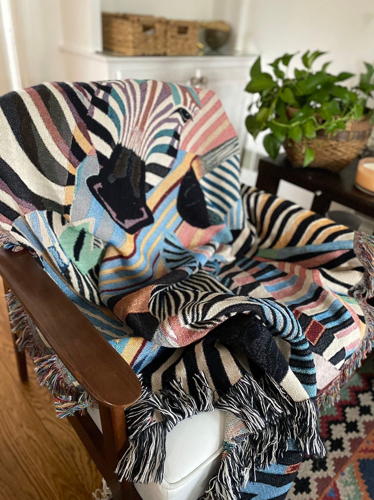Room Decor For Teens Picnic Blanket Animal Lover Gift Woven Throw Blanket Tapestry Aesthetic Decor Room