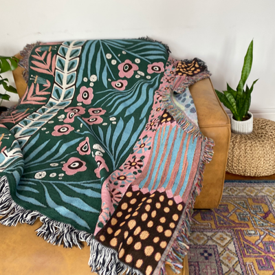The H(OM)E Woven Blanket