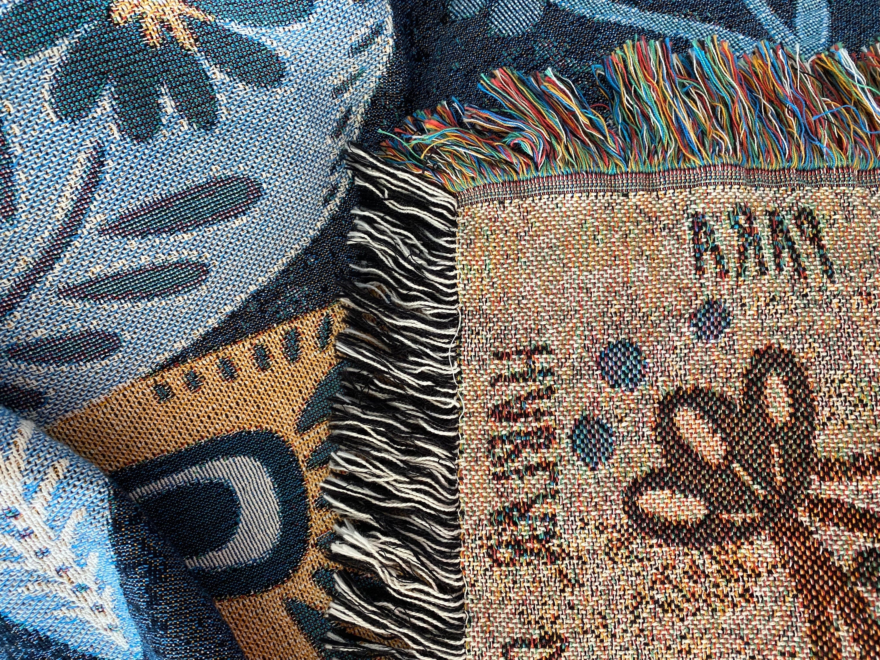 Boho Room Decor Woven Throw Blanket Gift For Mom Eclectic Room Decor Gift for Friend