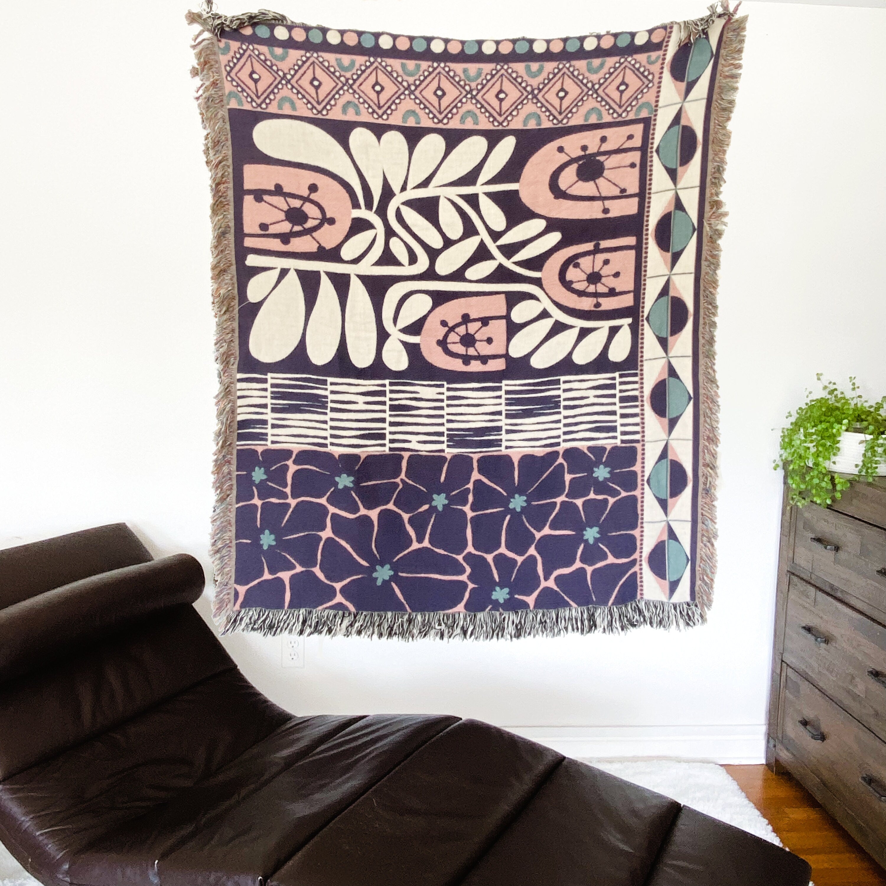Boho Woven Tapestry, Eclectic Throw Blanket, Valentines Gift For Girlfriend, Boho Aesthetic Decor, Room Decor For Teens, Abstract Tapestry