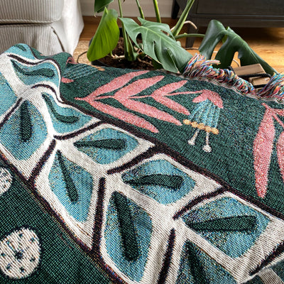 The H(OM)E Woven Blanket