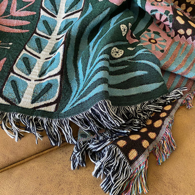 The H(OM)E Woven Blanket