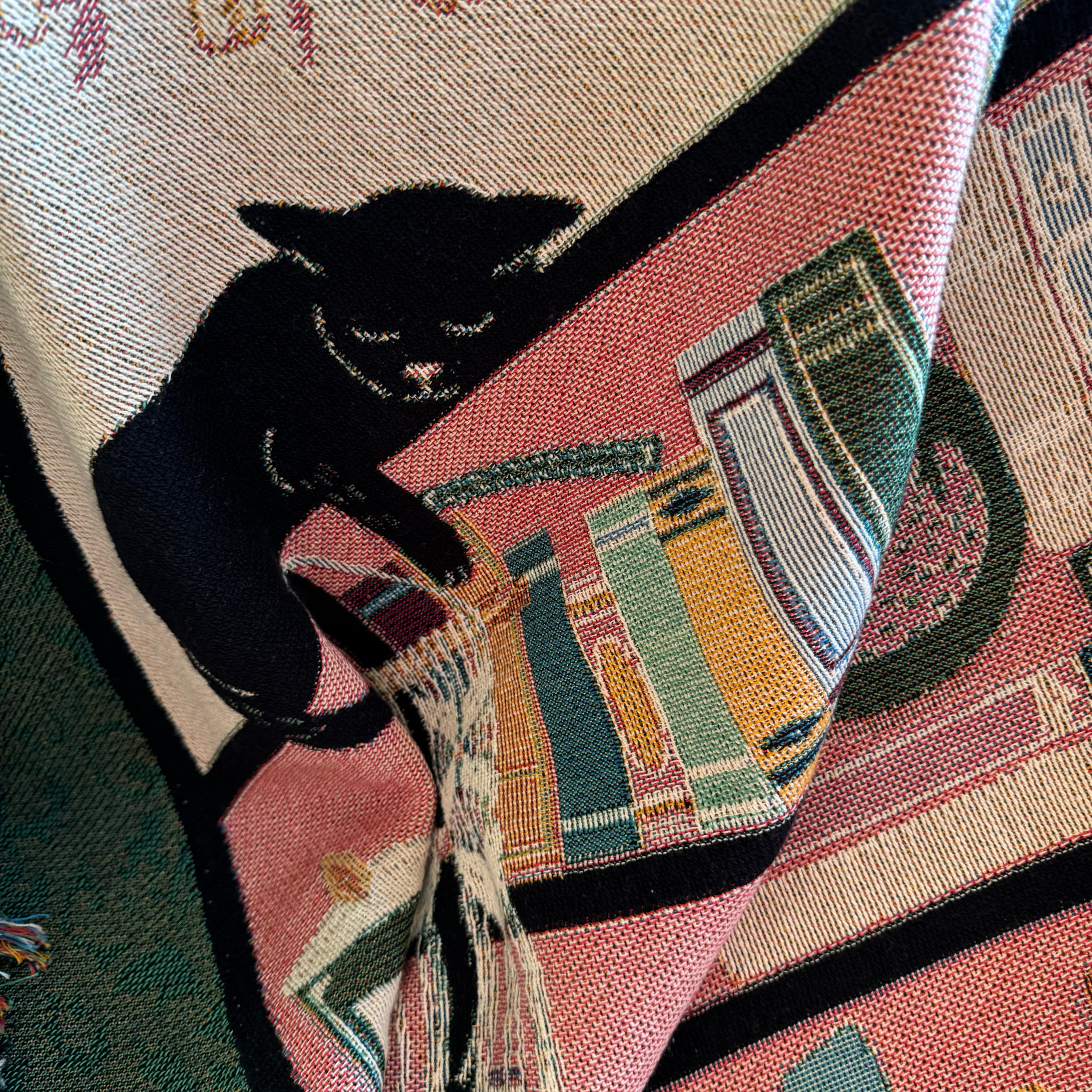 The Your Personal Library Woven Blanket
