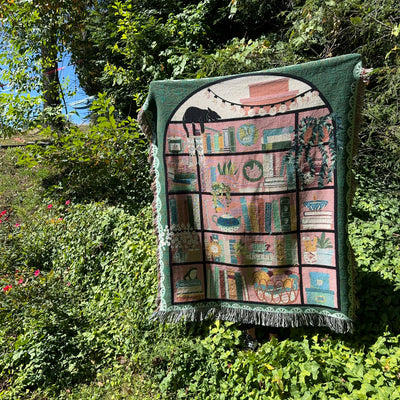 The Your Personal Library Woven Blanket