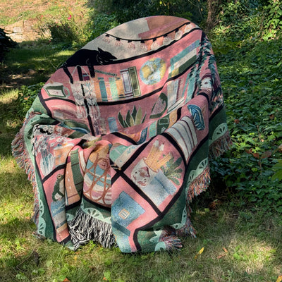 The Your Personal Library Woven Blanket
