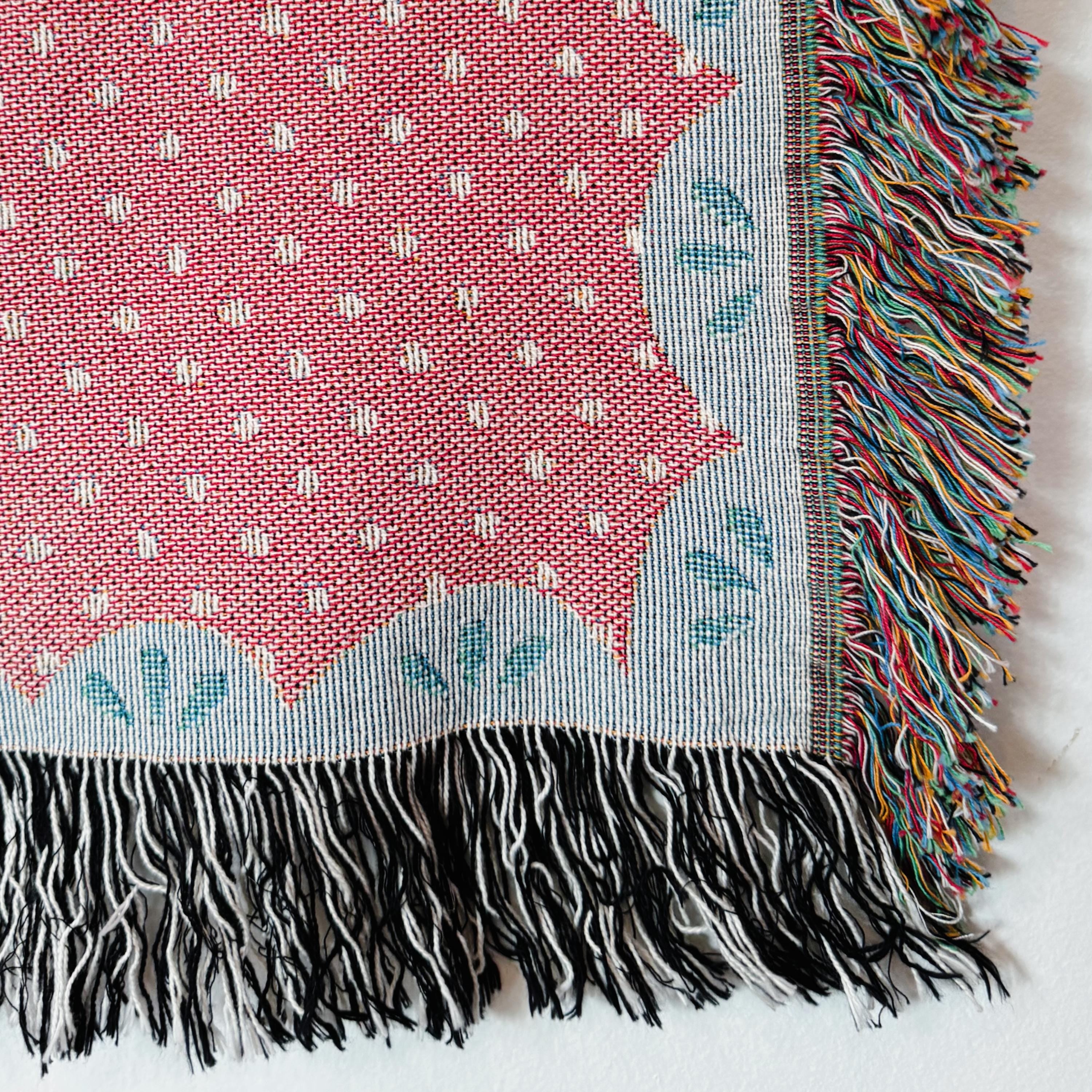Coquette Room Decor: Cotton Blanket, Cottagecore Aesthetic, Wall Hanging Tapestry, Maximalist Decor Whimsical Room