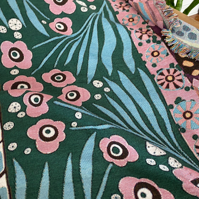 The H(OM)E Woven Blanket