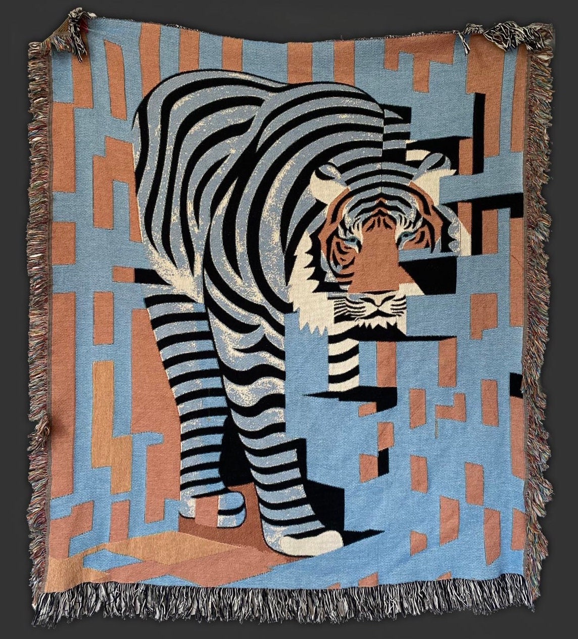 1 Year Anniversary Gift For Boyfriend, Teen Room Wall Decor, Woven Throw Blanket, Cat, Wall Tapestry, Woven Tapestry
