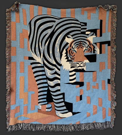 1 Year Anniversary Gift For Boyfriend, Teen Room Wall Decor, Woven Throw Blanket, Cat, Wall Tapestry, Woven Tapestry