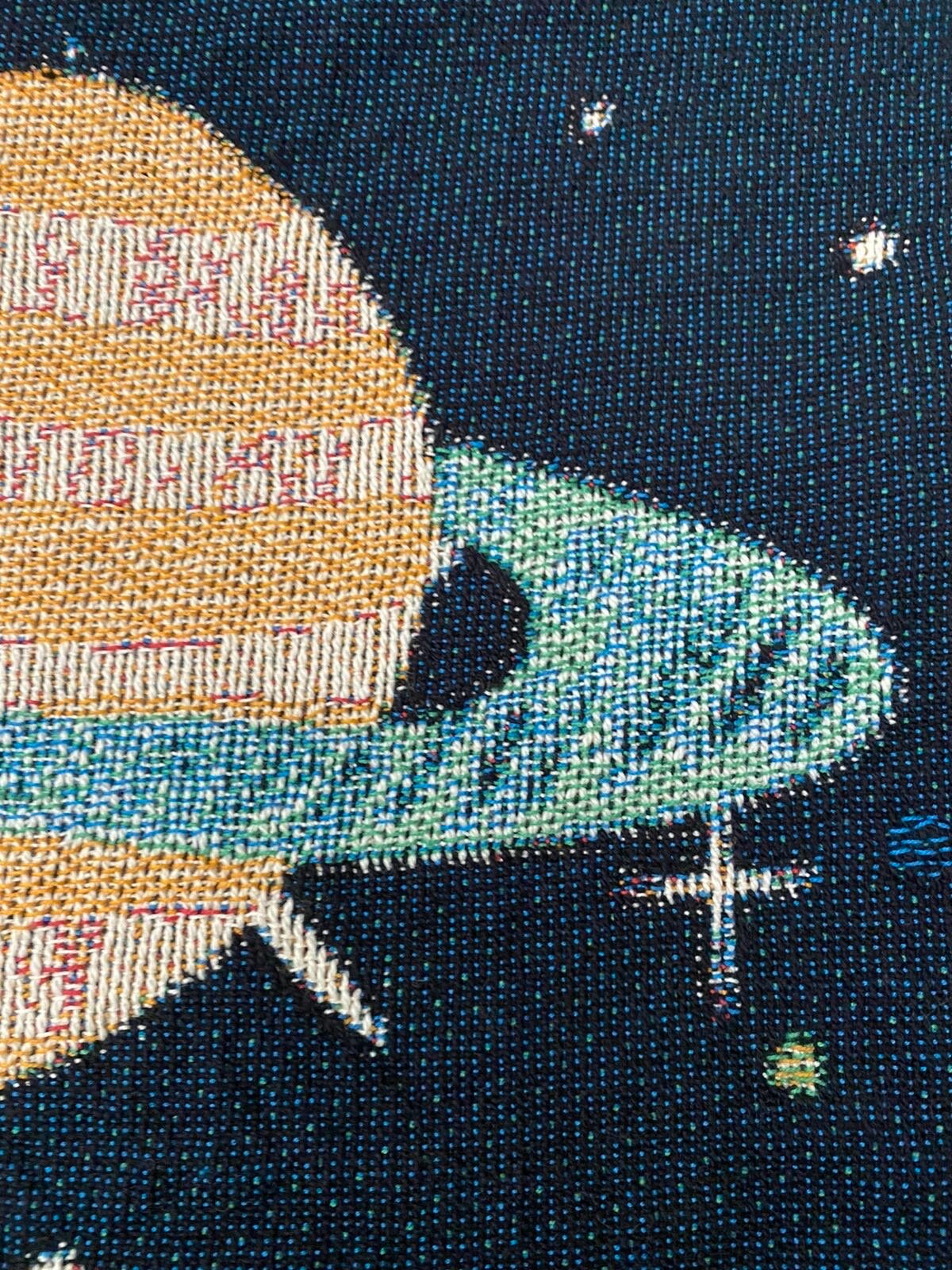 Personalized Throw Blanket Celestial Whale Tapestry Aesthetic Decor Boys Girls Room Custom Birthday Gift