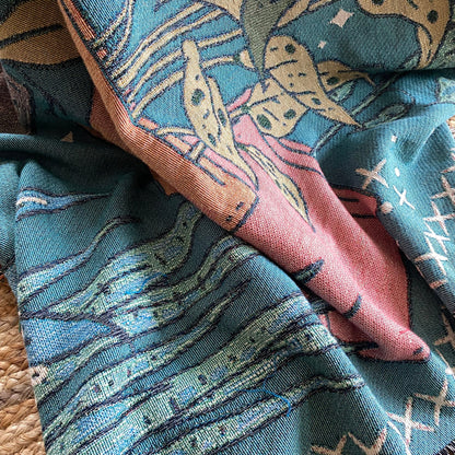 Gift for Plant Lover, Custom Tapestry, Gardener Gift, Botanical Blanket, Plant Lady Gift, Plants Aesthetic, Botanical Tapestry, Hygge Gift