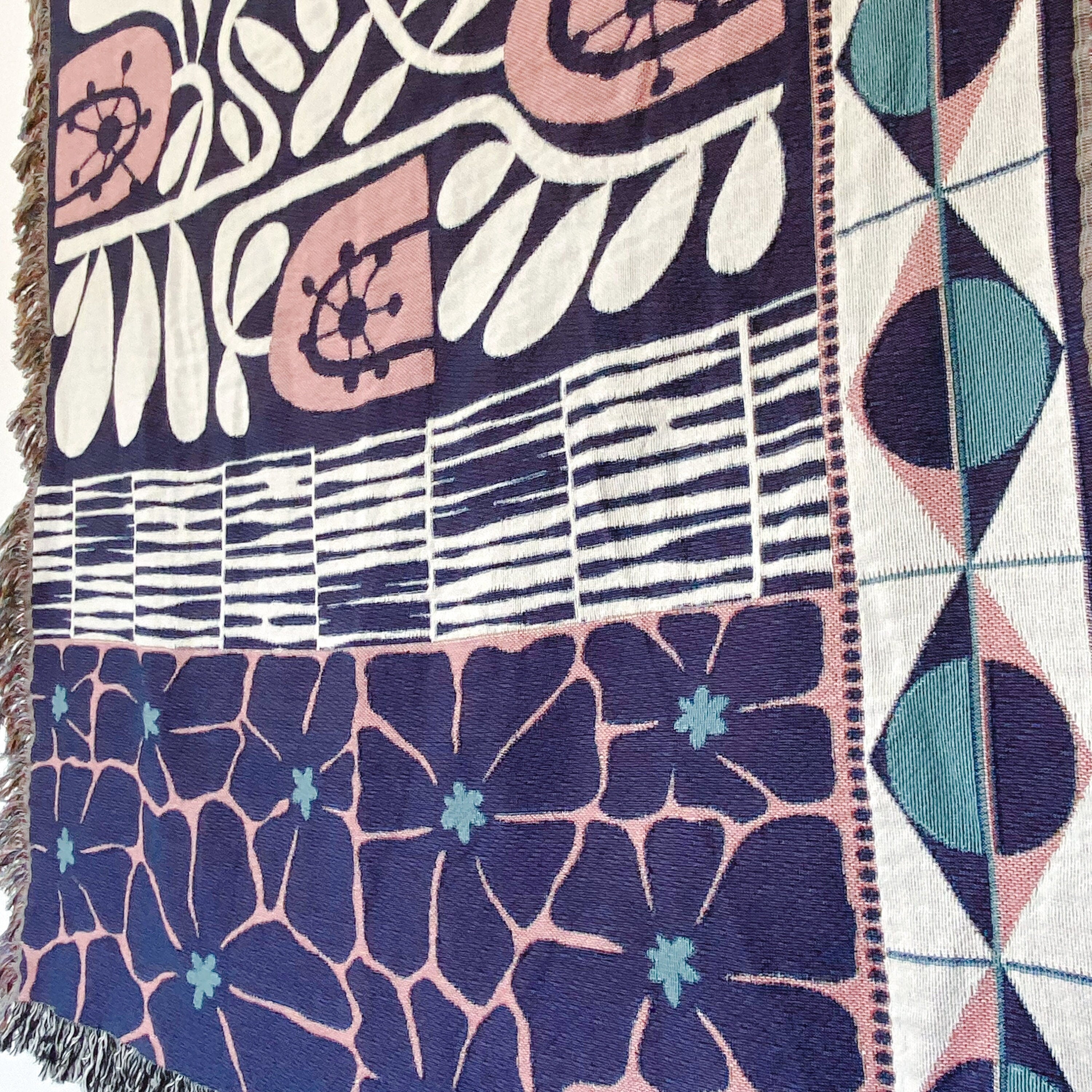 Boho Woven Tapestry, Eclectic Throw Blanket, Valentines Gift For Girlfriend, Boho Aesthetic Decor, Room Decor For Teens, Abstract Tapestry
