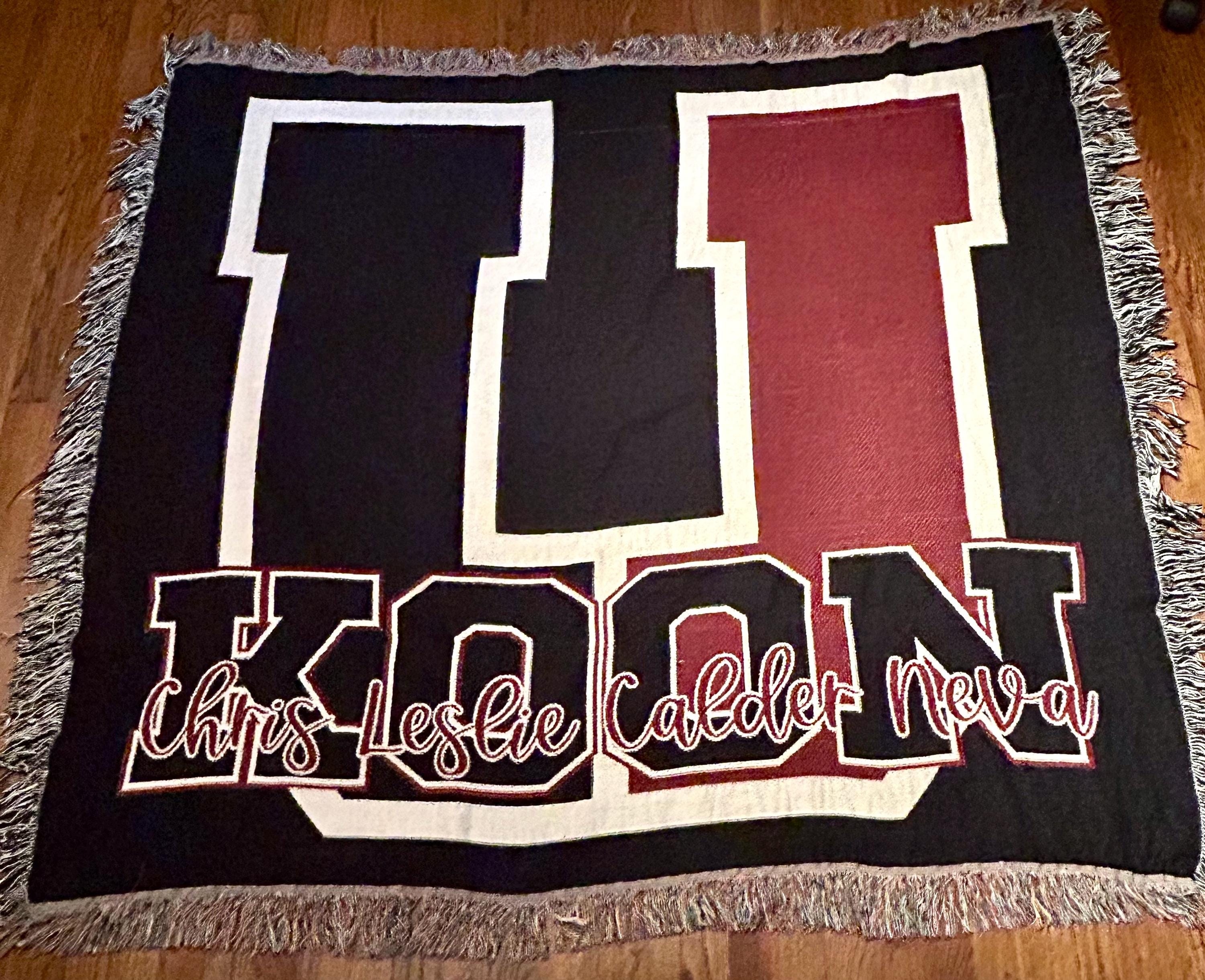 Upper St Clair Woven Blanket - Tapestry Aesthetic - Teen Room Decor  - Family Blanket