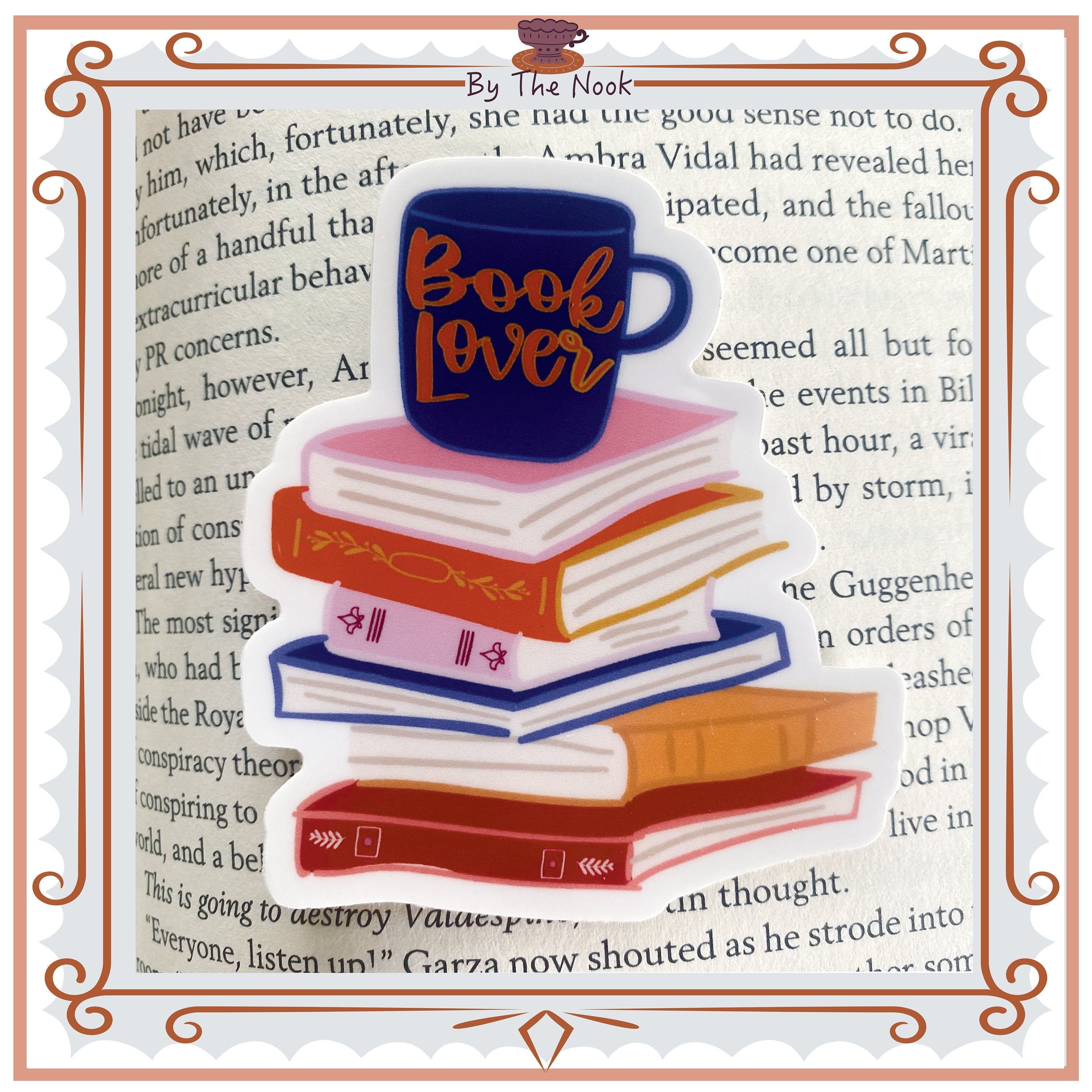 Bookish Sticker, Waterbottle Sticker, Book Lovers Gift, Planner Stickers, Readers Gift, Computer Sticker, Kindle Sticker