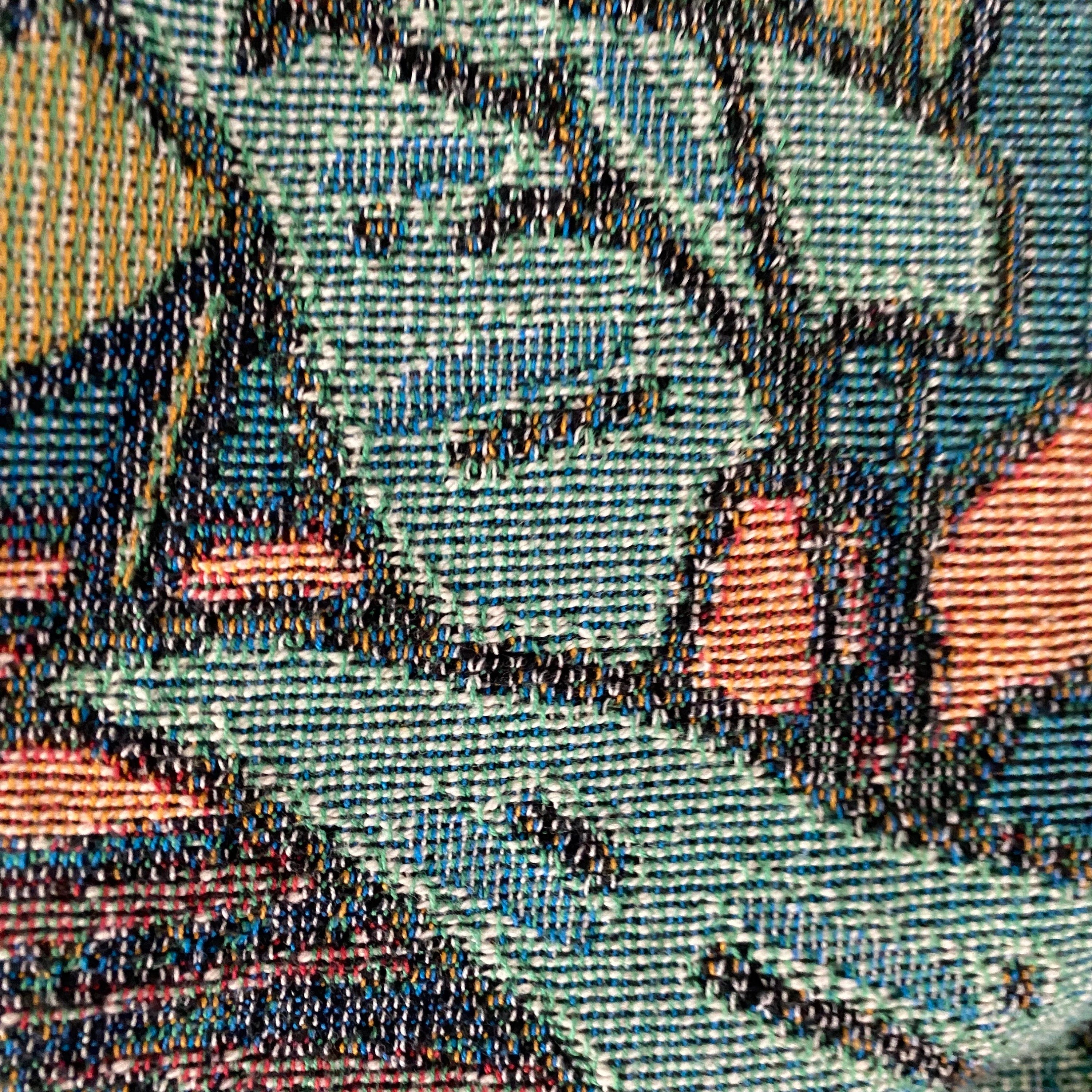 Potted Plants Picnic Blanket, Custom Woven Tapestry, Personalized Gift For Gardener, Grandmas Garden Blanket, Botanical Aesthetic Decor