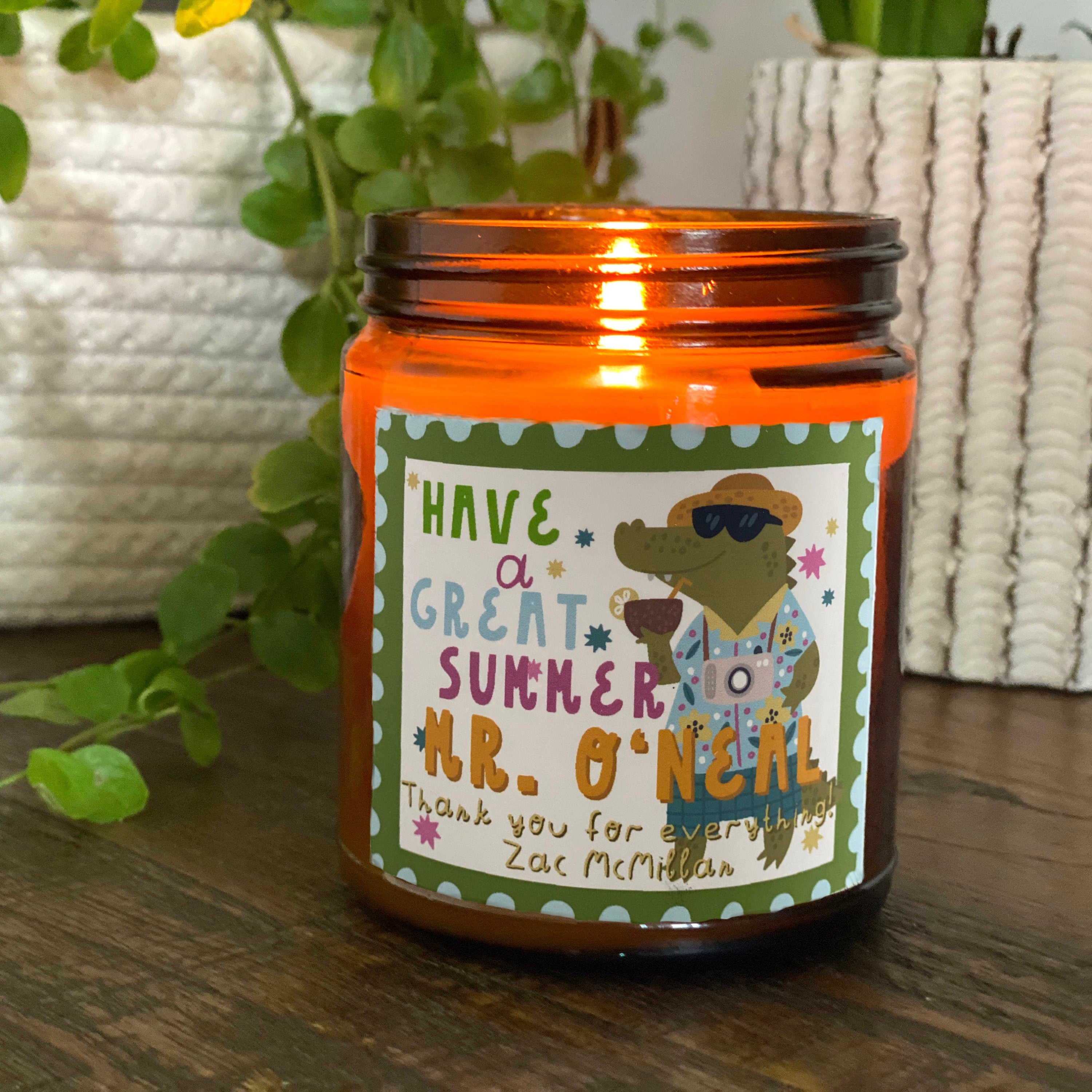 Custom Gift For Teacher Candle for Classroom Decor Teacher Appreciation Gifts Personalized Candle for Teacher End Of School Gift For Teacher