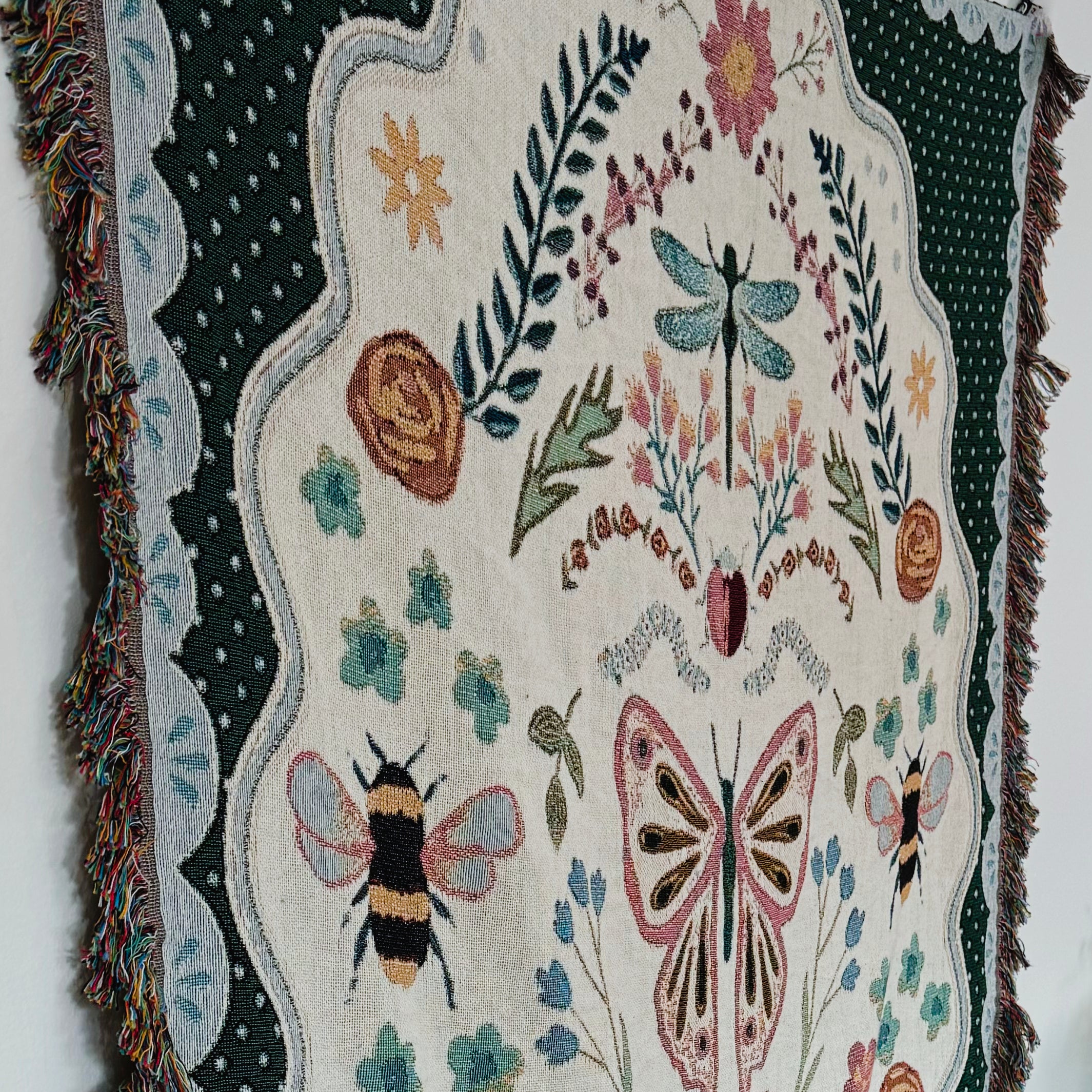 The Coquette Garden Woven Blanket