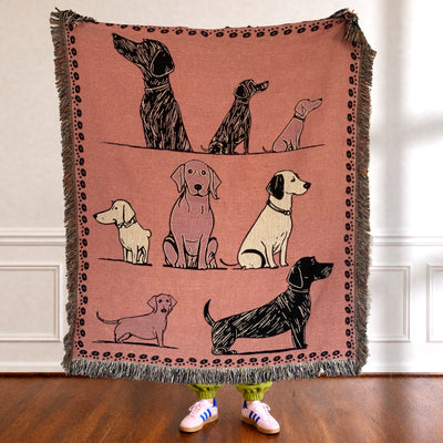 The Unapologetically Pink Woven Blanket