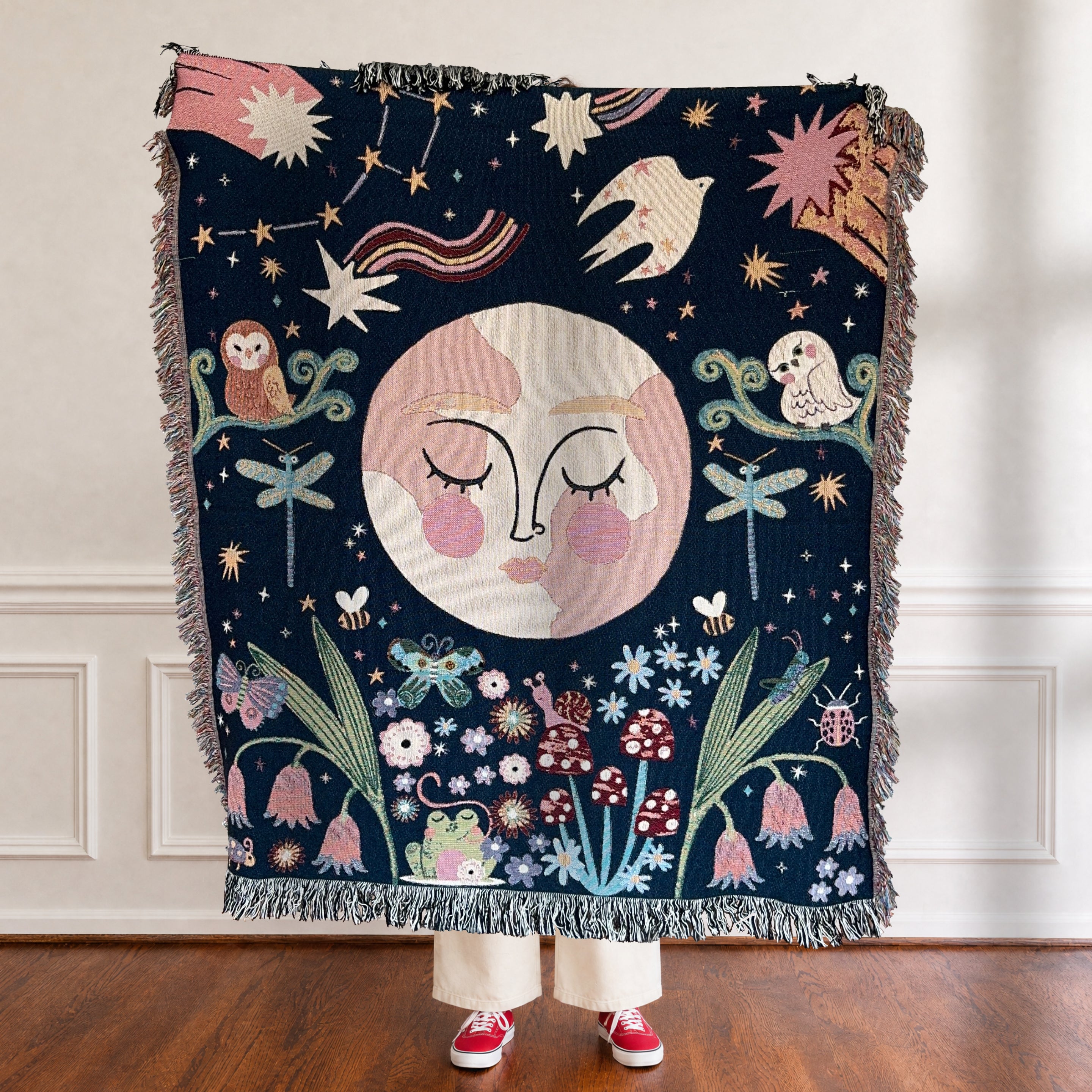 The She Moon Woven Blanket