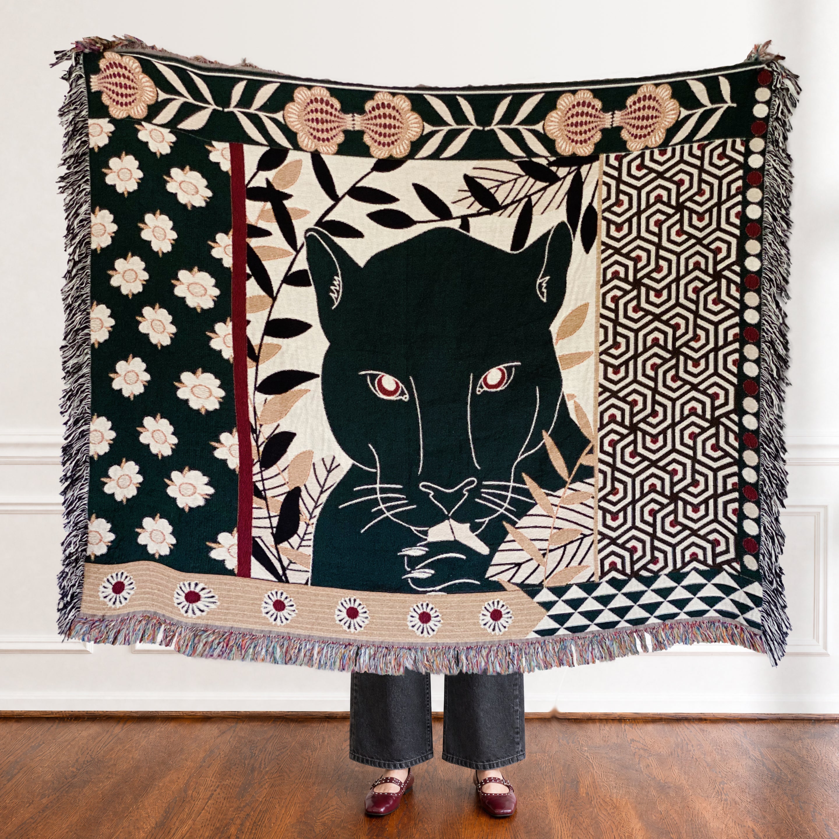 The Take Up Space, Unapologetically Woven Blanket