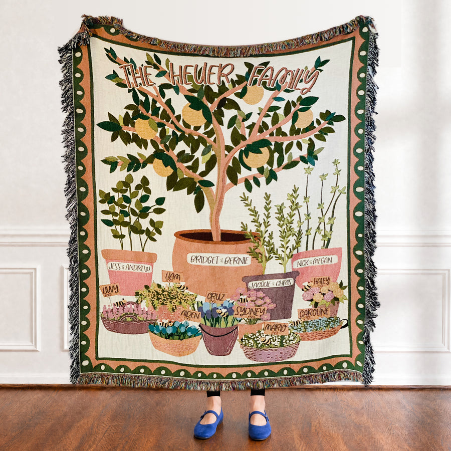 The Our Family Woven Blanket
