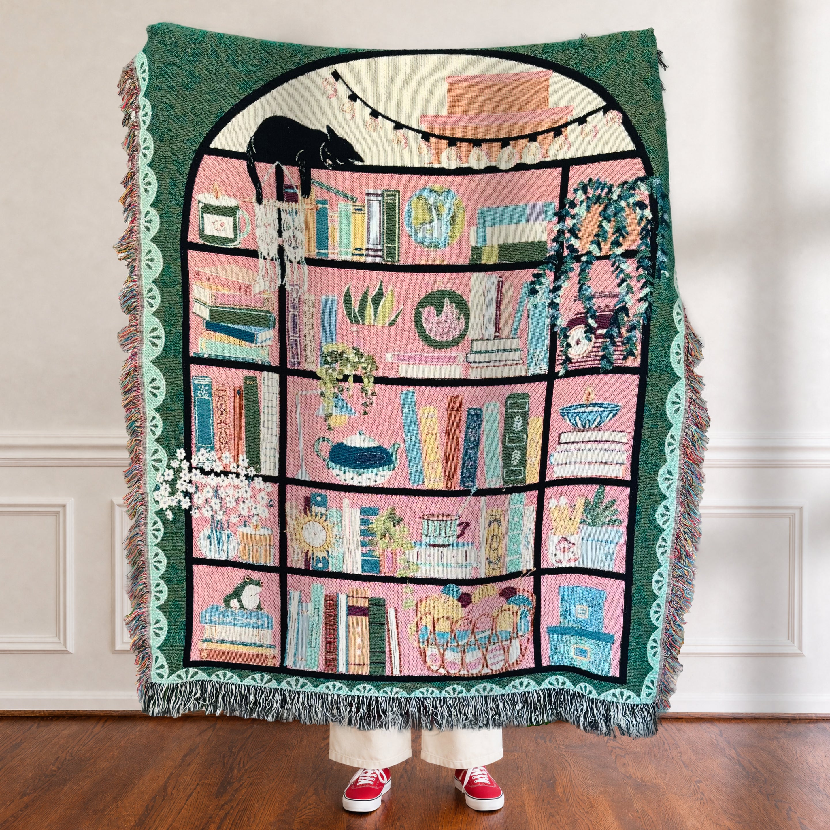 The Your Personal Library Woven Blanket