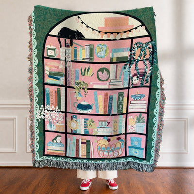 The Your Personal Library Woven Blanket