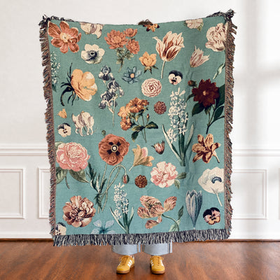 The Vintage Garden Woven Blanket