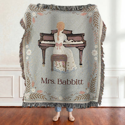 The Elizabeth Bennet Woven Blanket