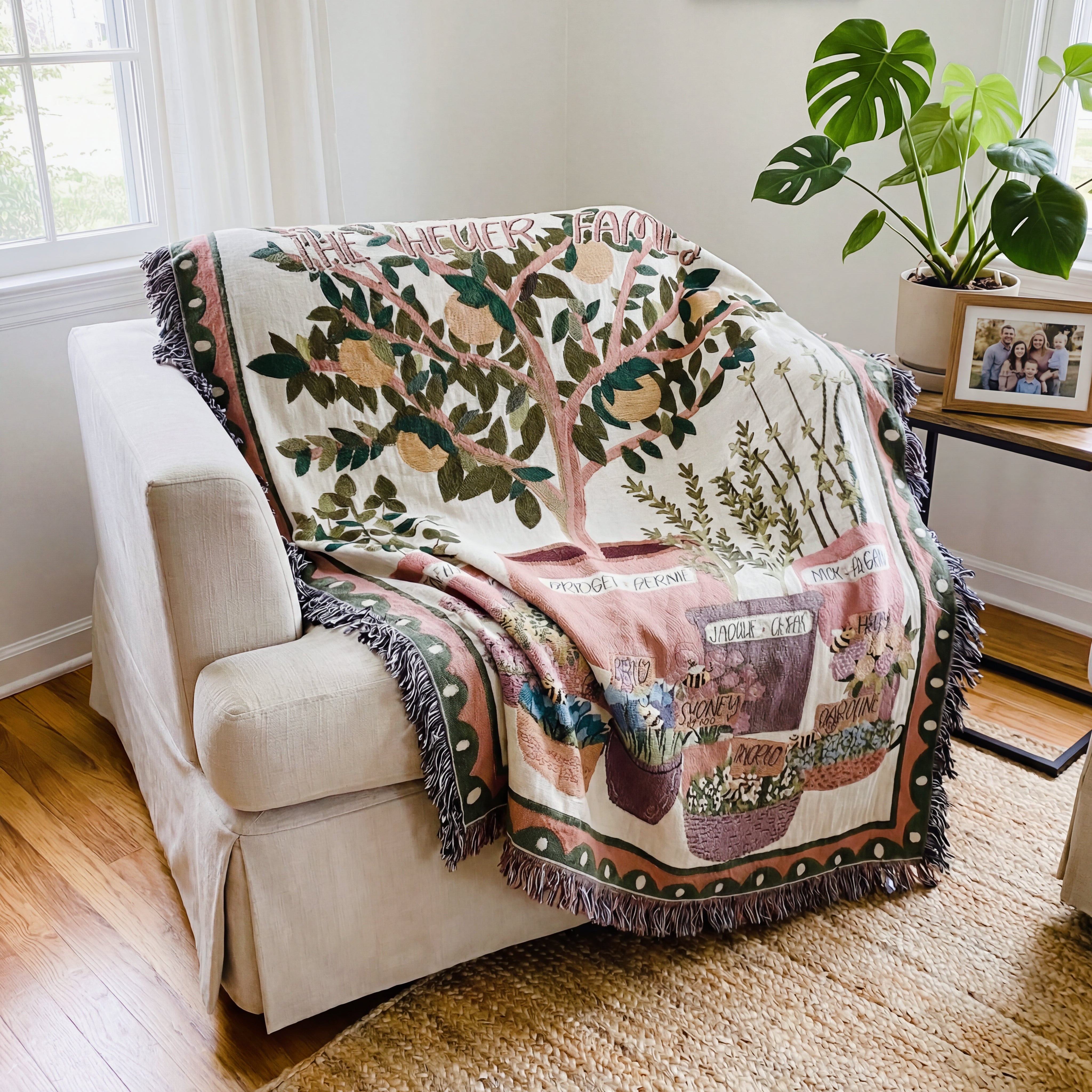 The Our Family Woven Blanket
