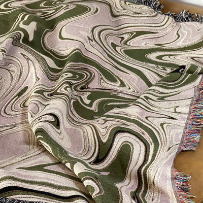 The Painted Marble Woven Blanket