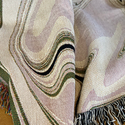 The Painted Marble Woven Blanket
