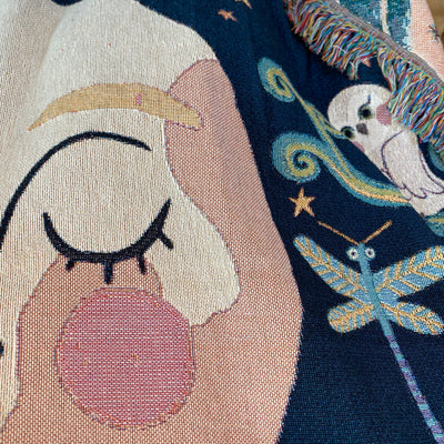 The She Moon Woven Blanket