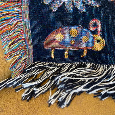 The She Moon Woven Blanket