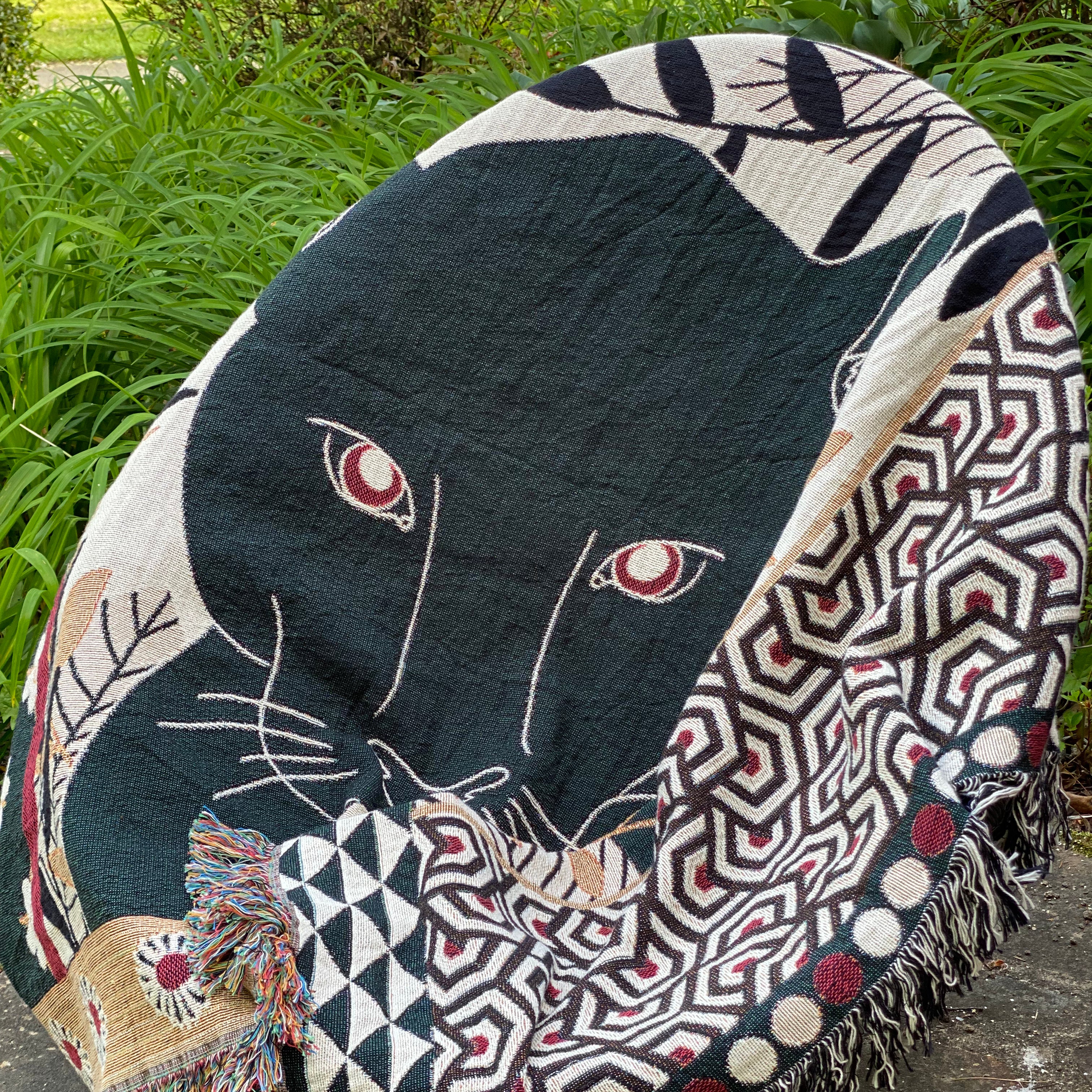 The Take Up Space, Unapologetically Woven Blanket