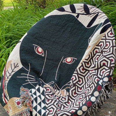 The Take Up Space, Unapologetically Woven Blanket