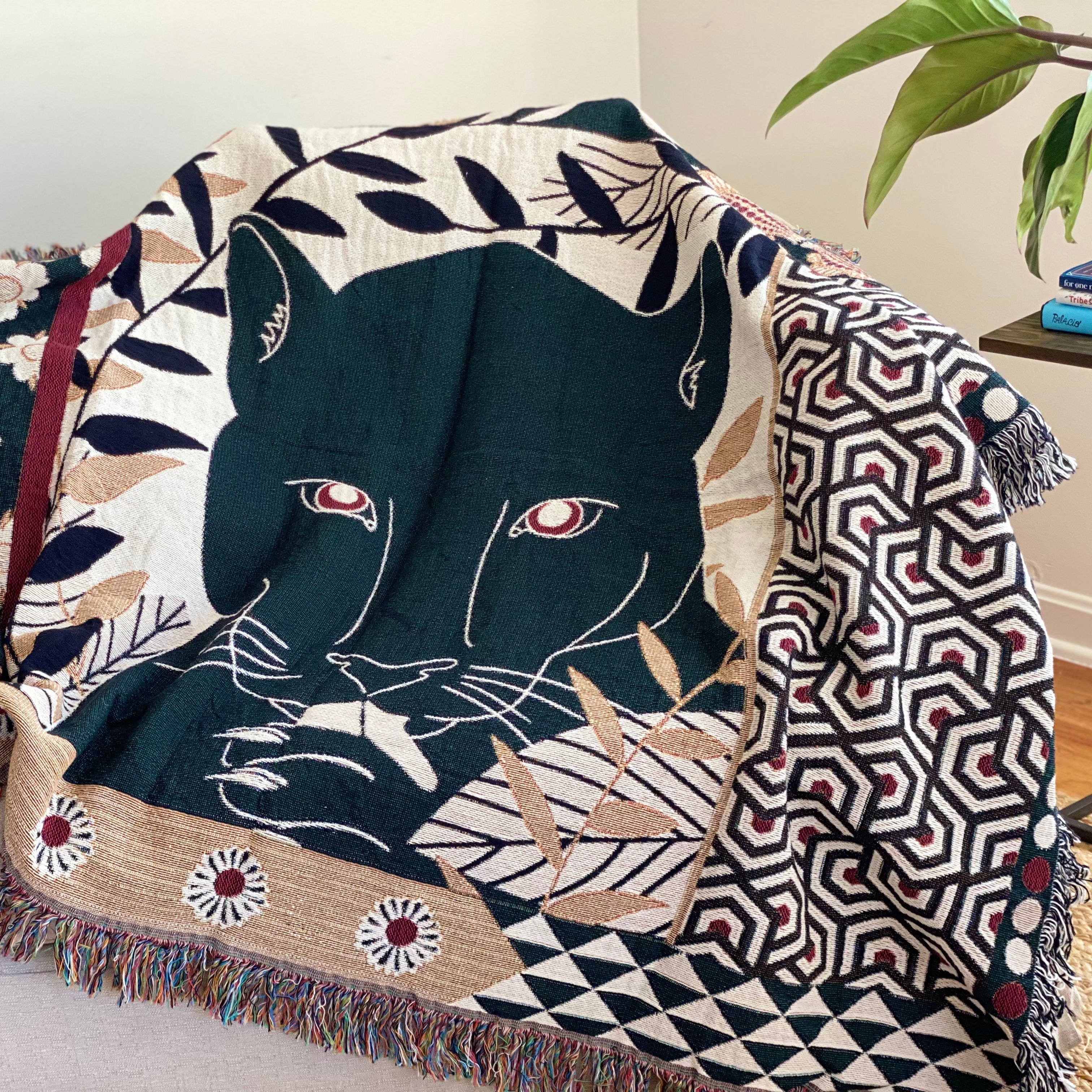 The Take Up Space, Unapologetically Woven Blanket
